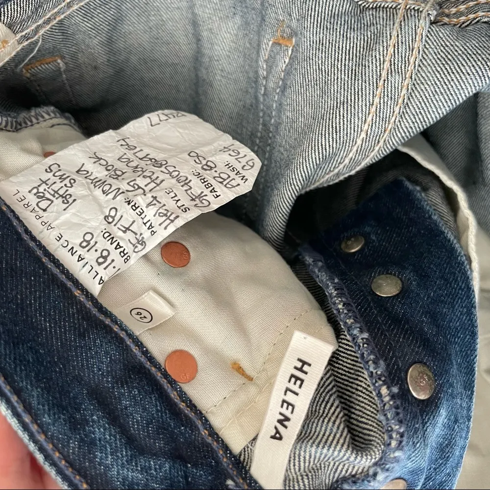 NEW GRLFRND Helena Distressed High-Rise Straight Leg Jeans - Image 6