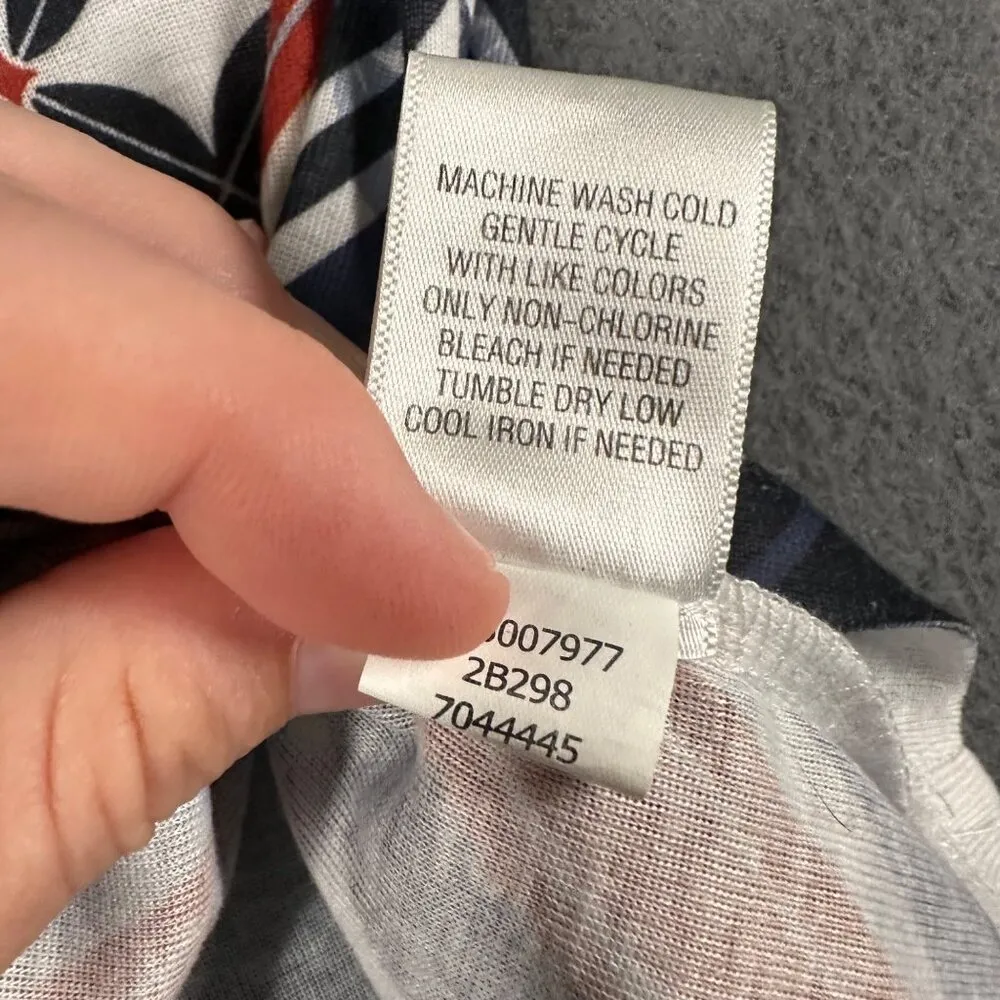 One World Womens L Red White Blue 2 Piece Top Milea Tank Top and Blouse - Image 4