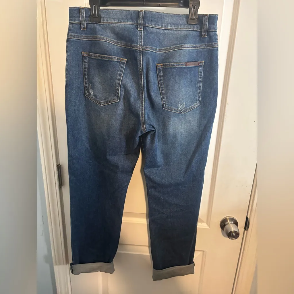 Dolce & Gabbana embroidered Blue boyfriend Jeans size 44 us 8 EUC - Image 6
