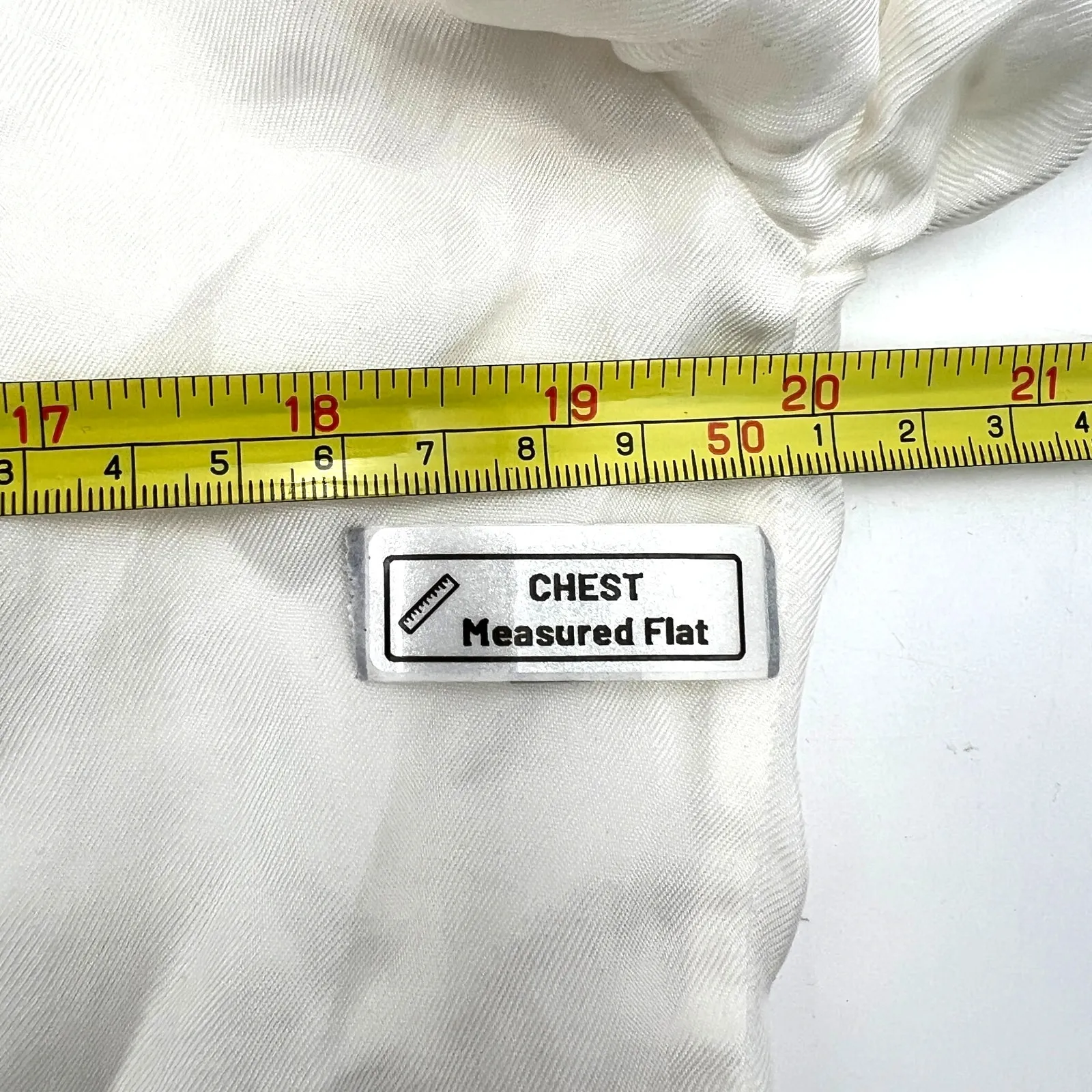 Sandro Ruffle Long Sleeve Blouse Snap Neck Cupro White Modest - Image 5