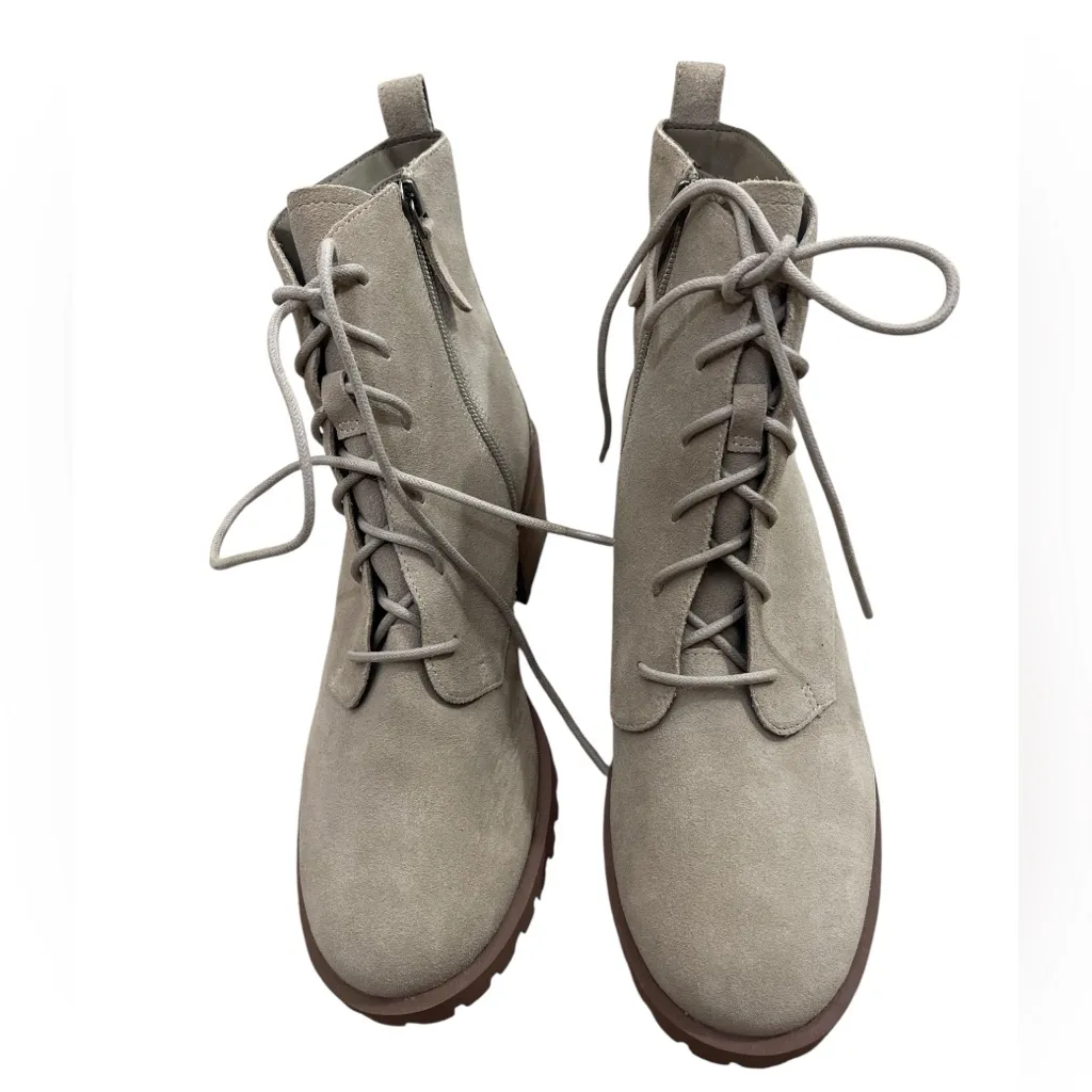 Caslon Women's Lace Up Tan Boots - Image 2