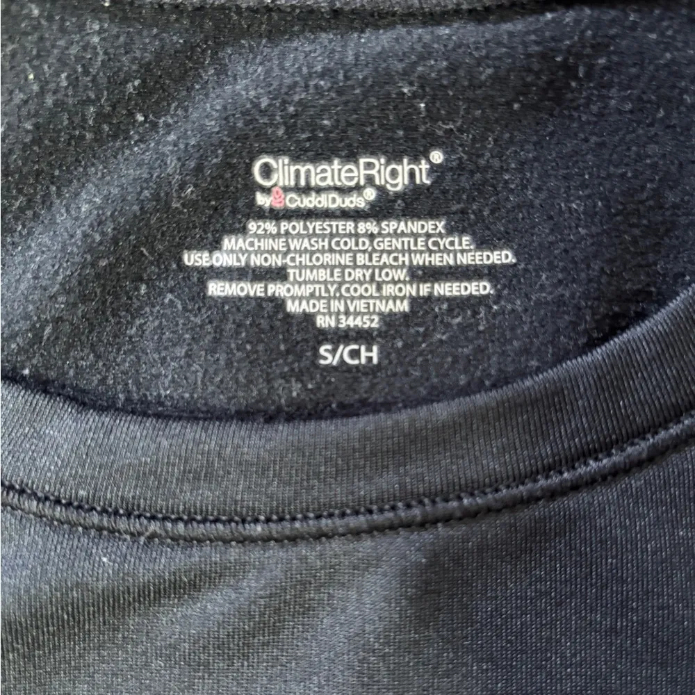 ClimateRight by Cuddl Duds Women's Grid Long Sleeve Crewneck Thermal Top - Image 5