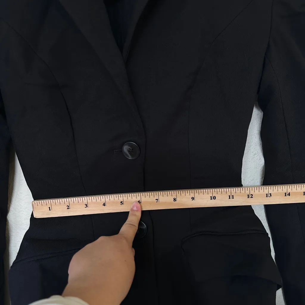 House of cb XS‎ Tall Amia Black Blazer Mini dress black - Image 5