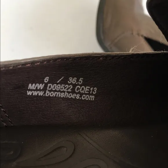 Born Bronze Leather Heels‎ Pumps Brown Size 6 - Image 6