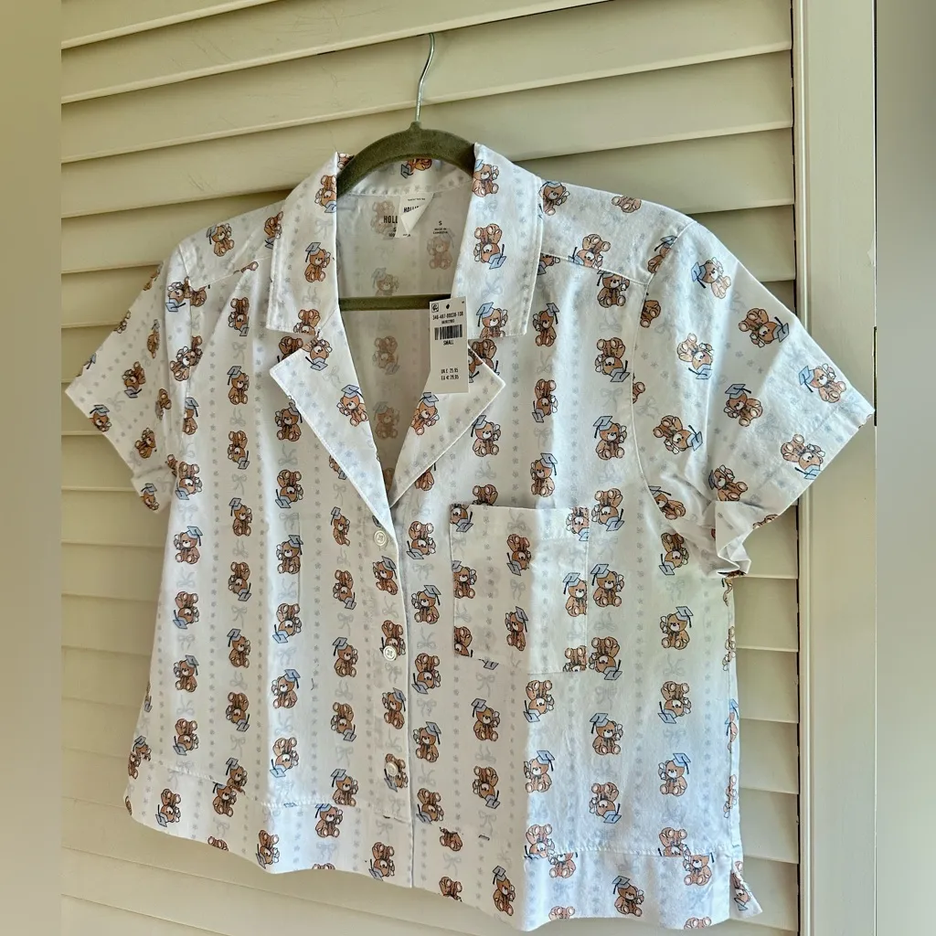 White Bear Print Shirt - Image 5