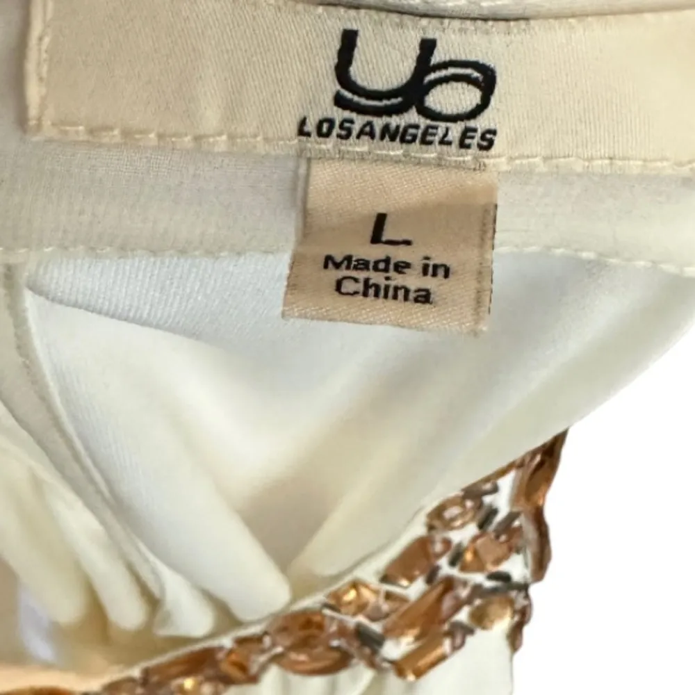 YA‎ Los Angeles Silk Blend Beaded Dress - Image 7