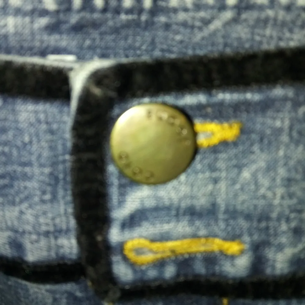 Cato 10 30 Jeans Black Velvet Trim Skirt - Image 2