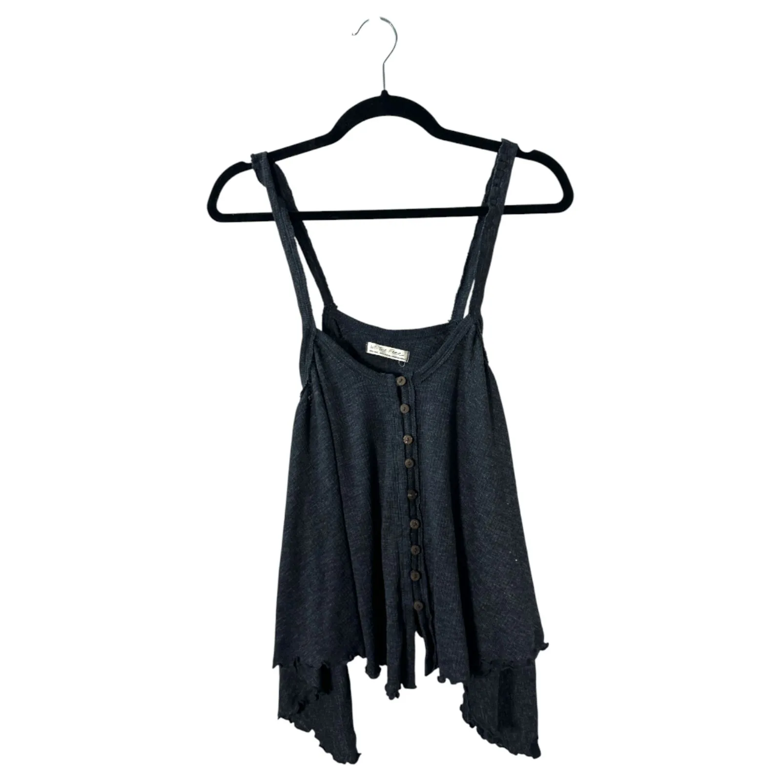 Free People We the Free Dream Weaver Boho Oversized Flowy Tank Grey Size XS - Image 6