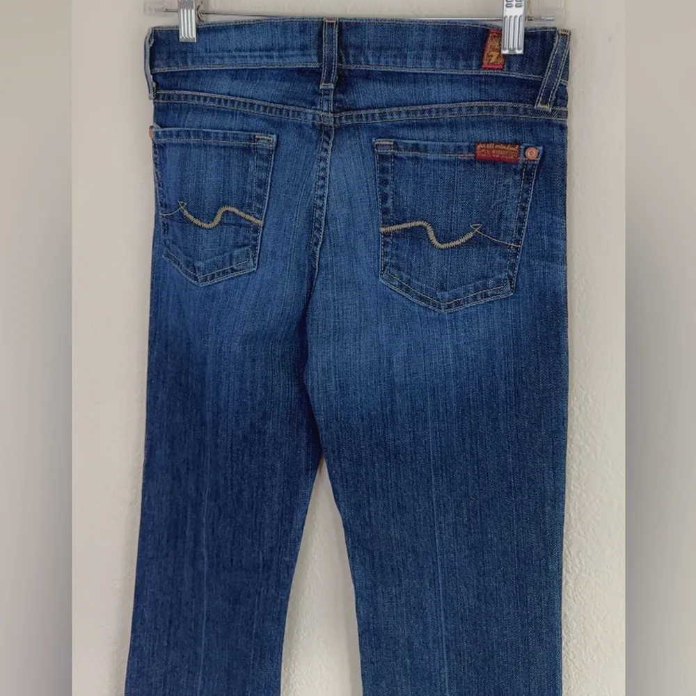7 For All ManKind womens bootcut size 24 midnight rain - Image 6