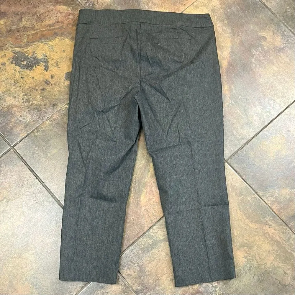Kim Rogers Short Gray Pull-On Pants 16S - Image 8