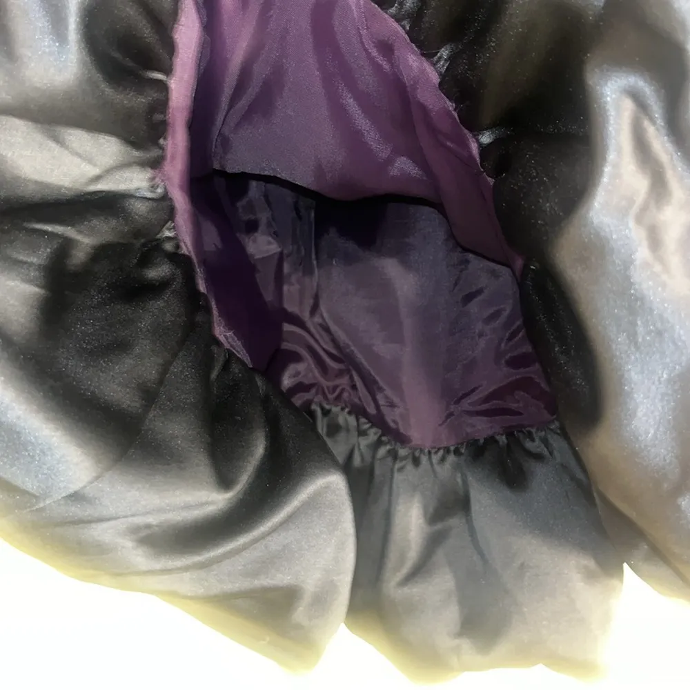 Vintage Scott McClintock Sequin Bodice Satin Puff Skirt Gown Dress 6 RARE Black - Image 10