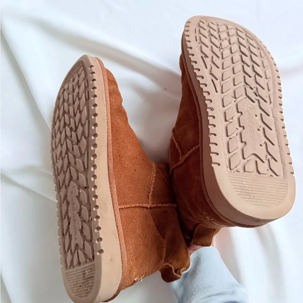 Koolaburra Tan Ankle Boots Brown Size 8 - Image 4