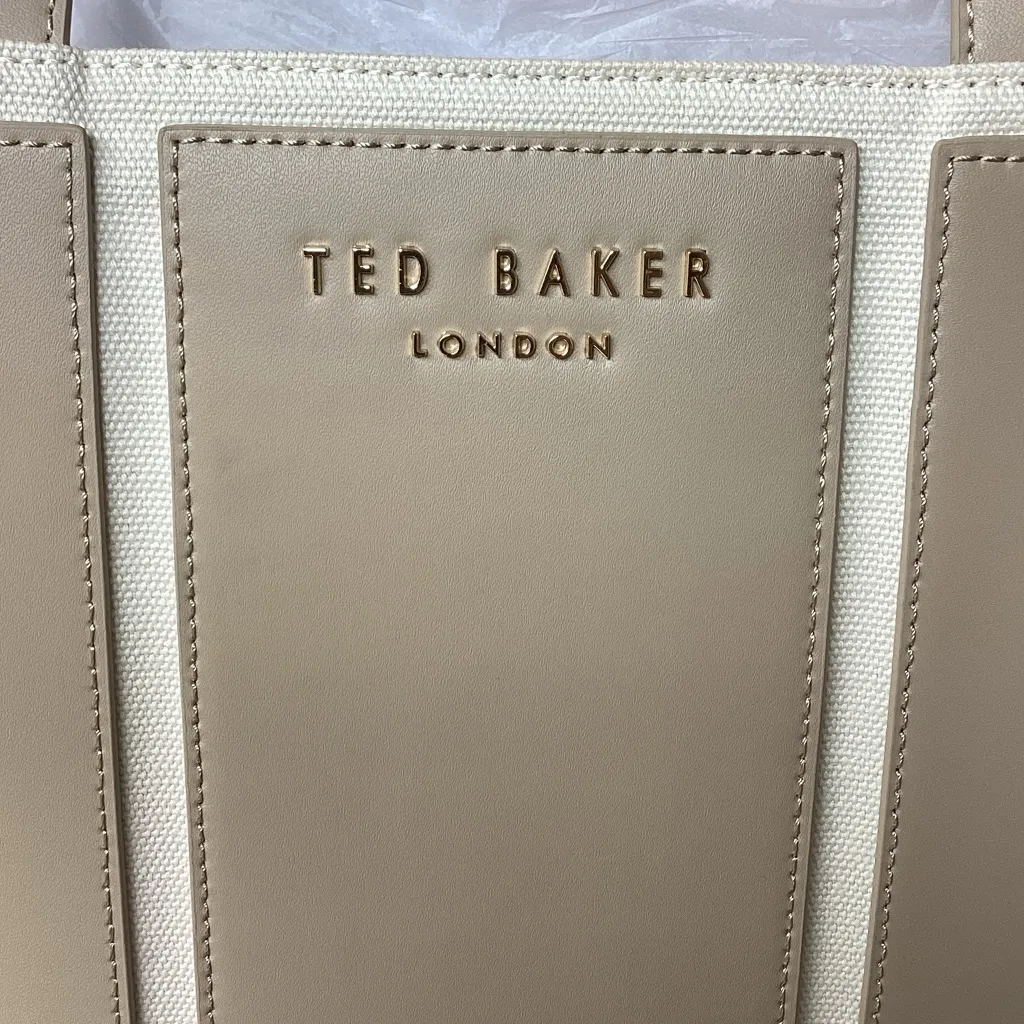 Ted Baker Ava Taupe Leather Tote - Image 3