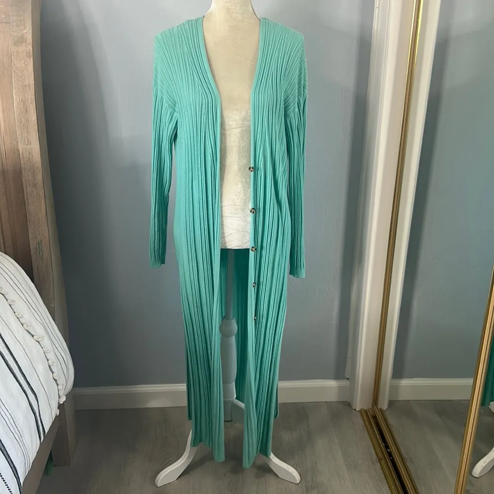 Free people • skinny mini ribbed duster cardigan sweater - Image 22