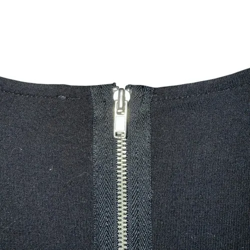 VIVIENNE VIVIENNE TAM Black W/Mesh‎ Ruched Center Body Con Dress EUC Size PP - Image 8