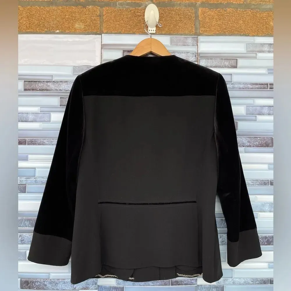 AKRIS PUNTO velvet blend blazer size 42 - Image 8