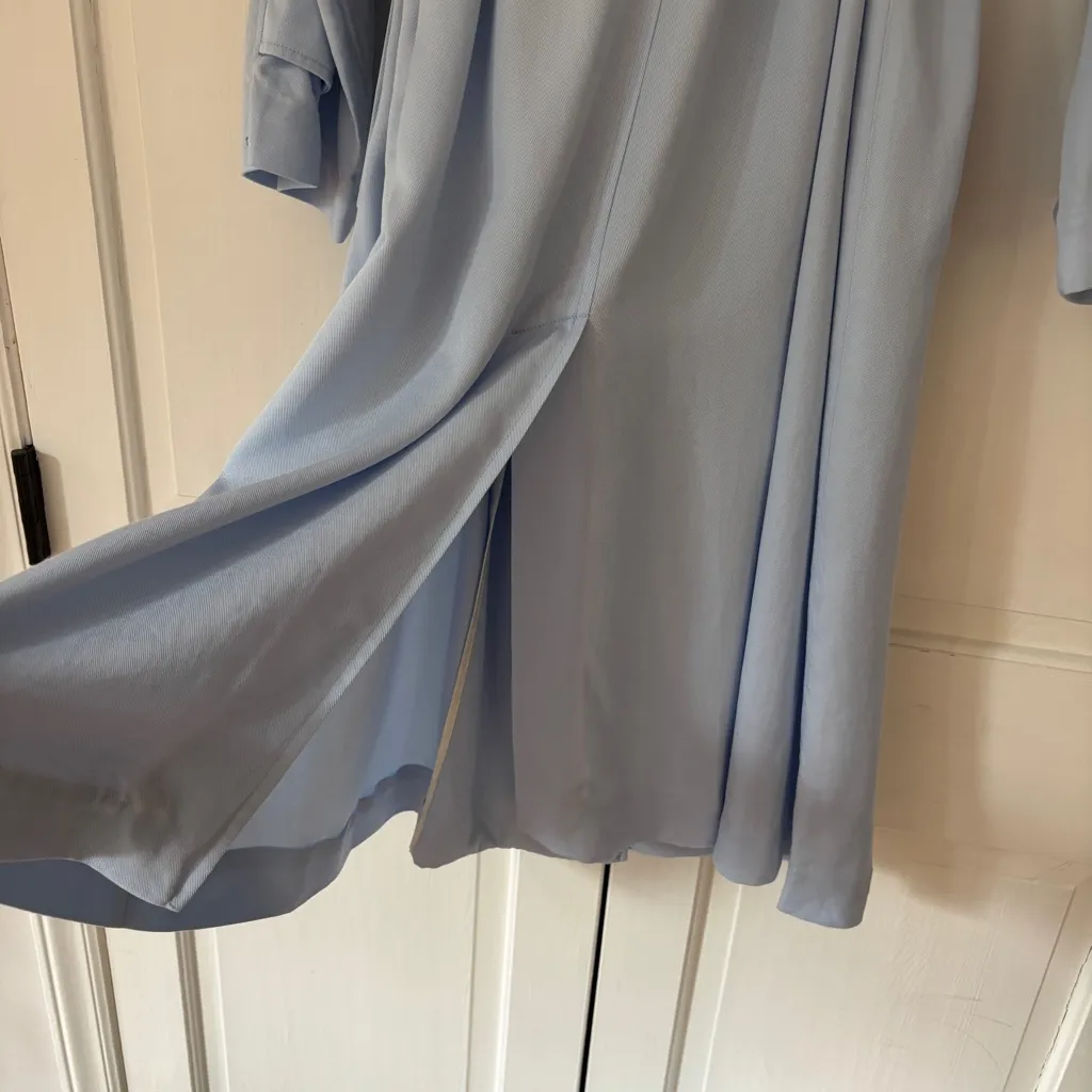 Tommy Hilfiger Light Blue Belted Trench Coat Light Jacket Size US 14 EU 46 Flowy - Image 15