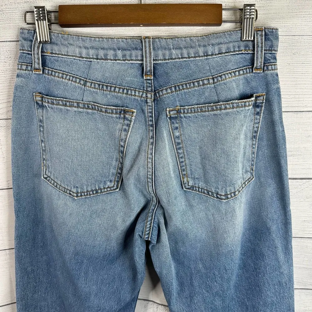 Ramy Brook Womens size 26 Rosie Distressed Boyfriend Embroidered Jeans - Image 8