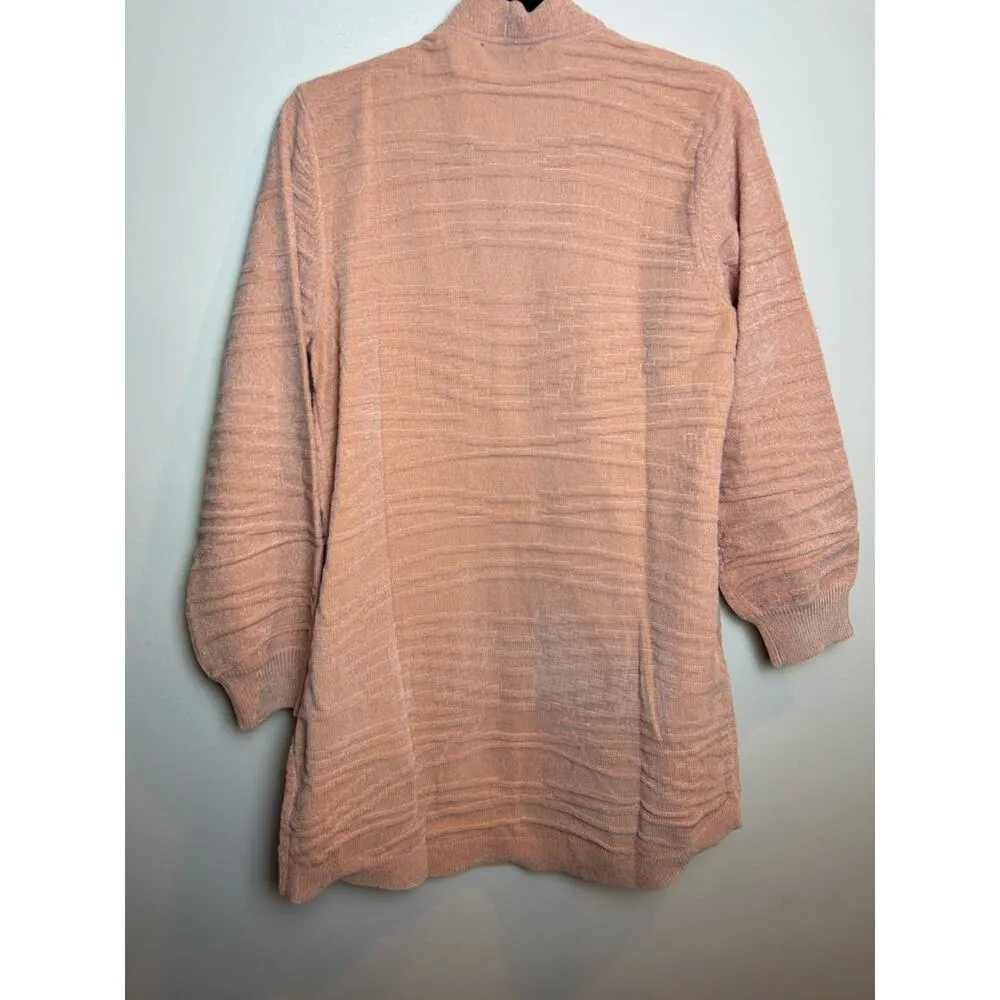 Any Body Women’s Luxury Cardigan Size Small Cozy Knit Cardigan Pink - Image 5