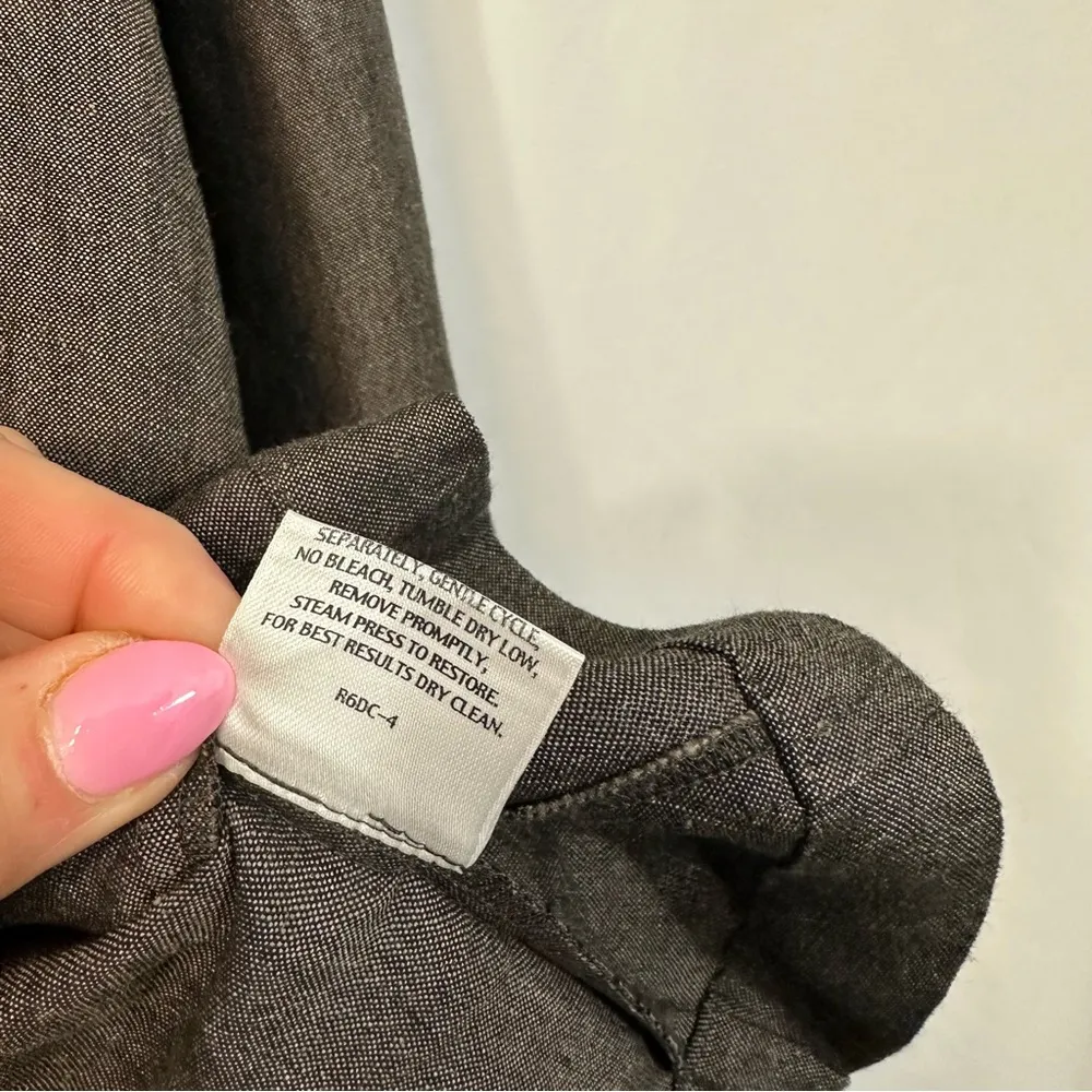 Eileen Fisher Long Sleeve Linen Lagenlook Tie Front Cardigan - Image 8