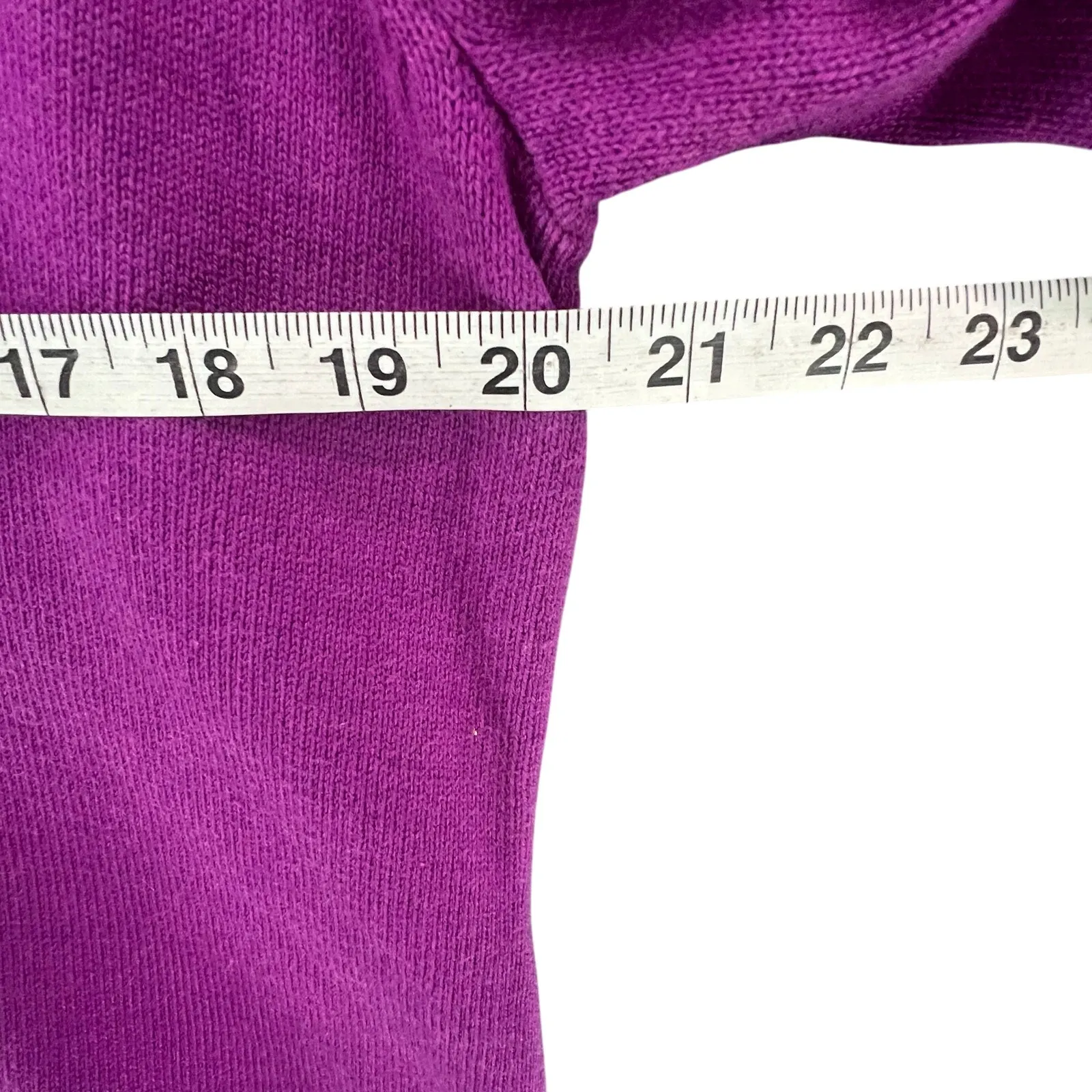 Eddie Bauer Sweater Womens XL Deep V Neck Pullover Lightweight Cotton Blend - Image 6