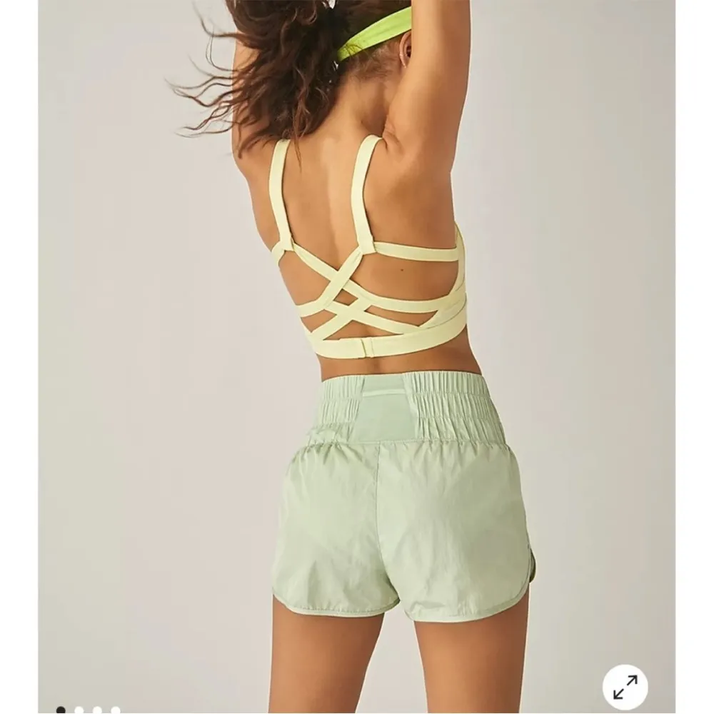 FP movement women's the way home light green sports shorts size M Size M - Image 11