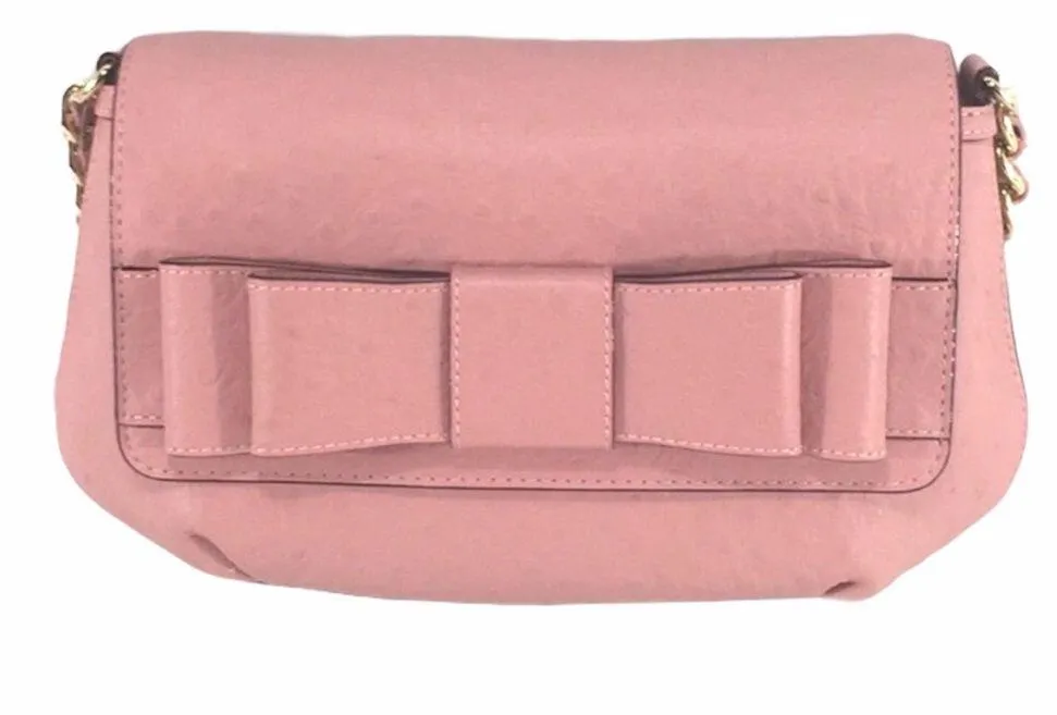 Kate Spade Joleen Ostrich Charm City Purse Rose - Image 2