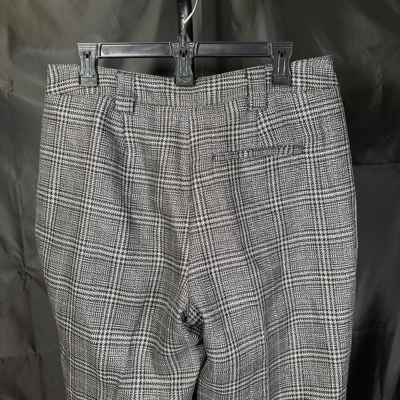 Worthington Woman Pants Plaid Houndstooth Dress Career Side Zipper Size 12 - Image 7