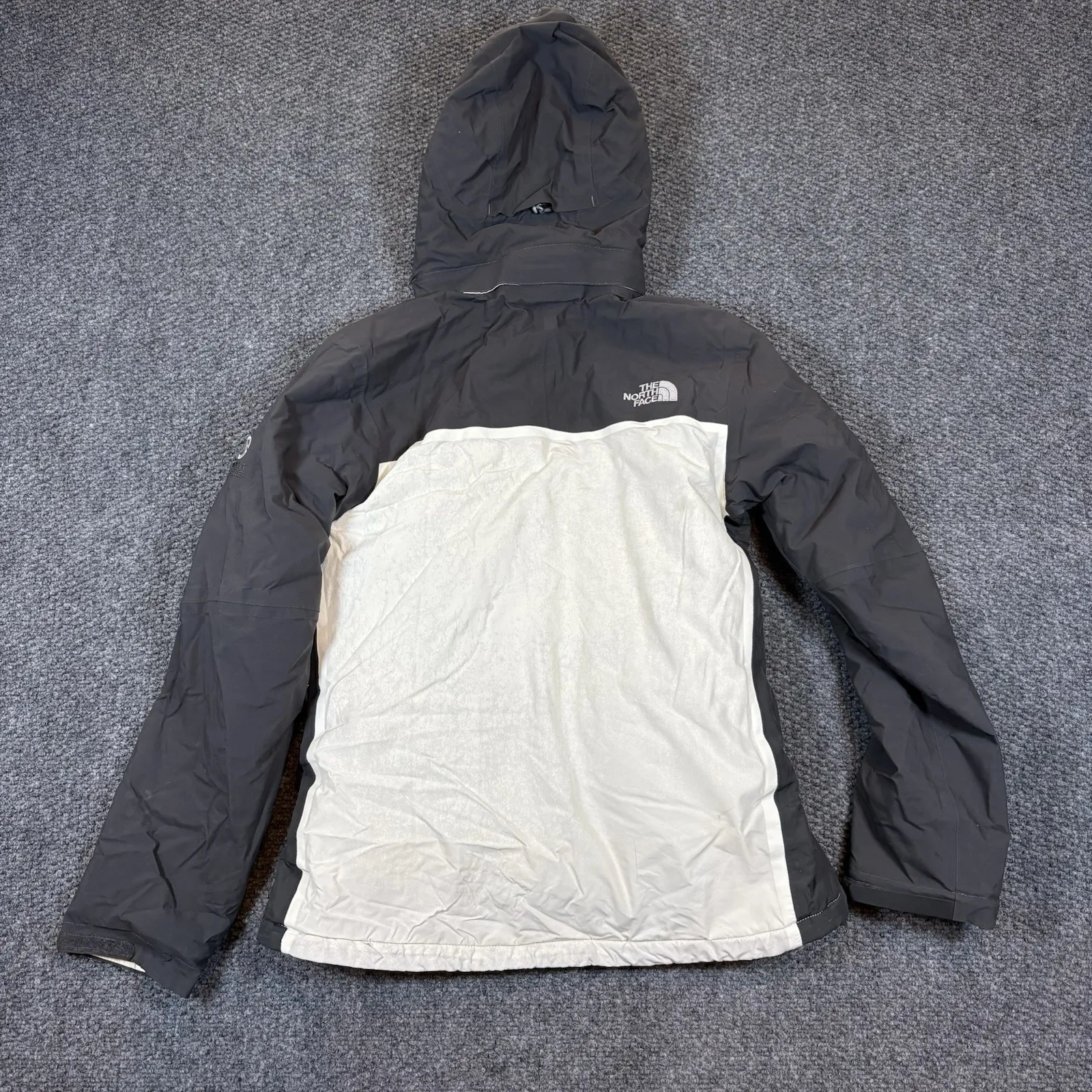 The North Face Hyvent Alpha Summit Series Women Hooded Black Beige Jacket M - Image 2