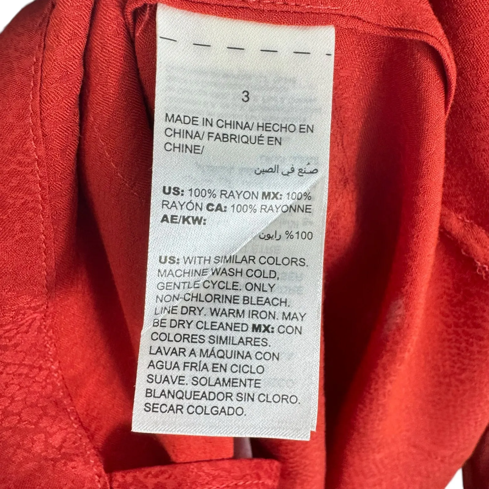 Chico's Orange Long Roll Tab Sleeve Lightweight Full Zip Short Shirt Dress Sz XL - Image 10