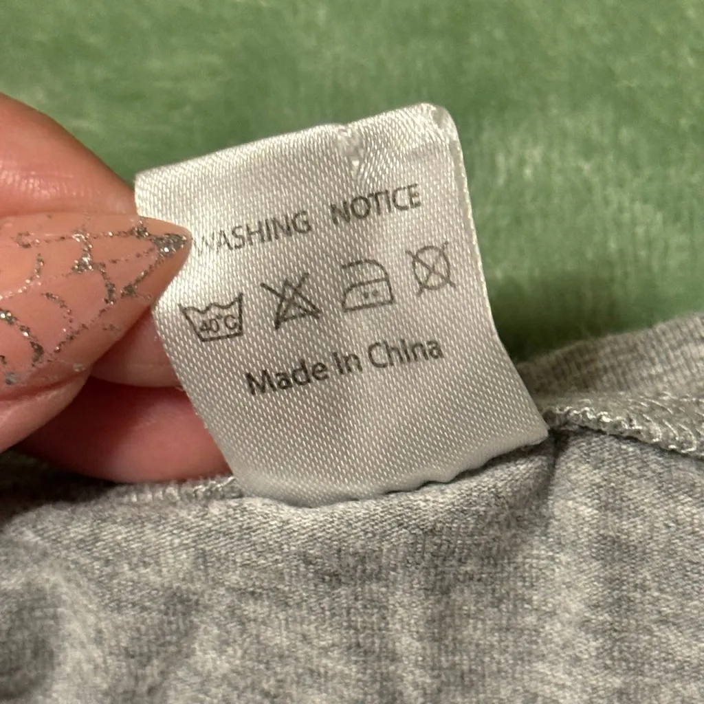 Thou Shall Not Try Me Graphic Large Grey Tee | Mood 24:7 | Gray - Image 6