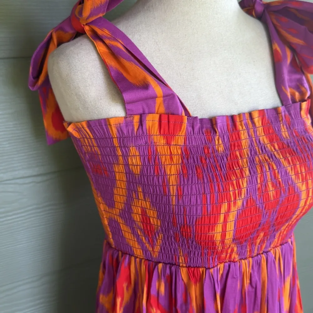 Sheridan French “Kelly” Dress in Sunset Ikat - Image 4