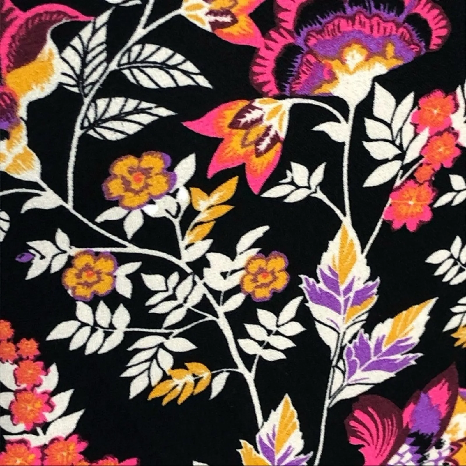 H&M Divided Y2K Floral Mini Dress Bell Sleeves Drop Waist Size 4 - Image 4