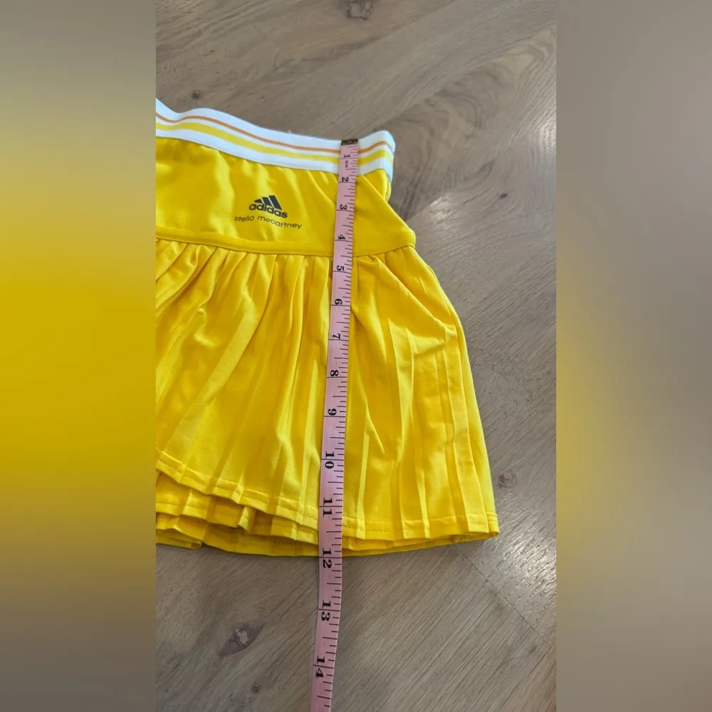 Adidas x Stella McCartney Barricade pleated tennis skort size 40L yellow - Image 10