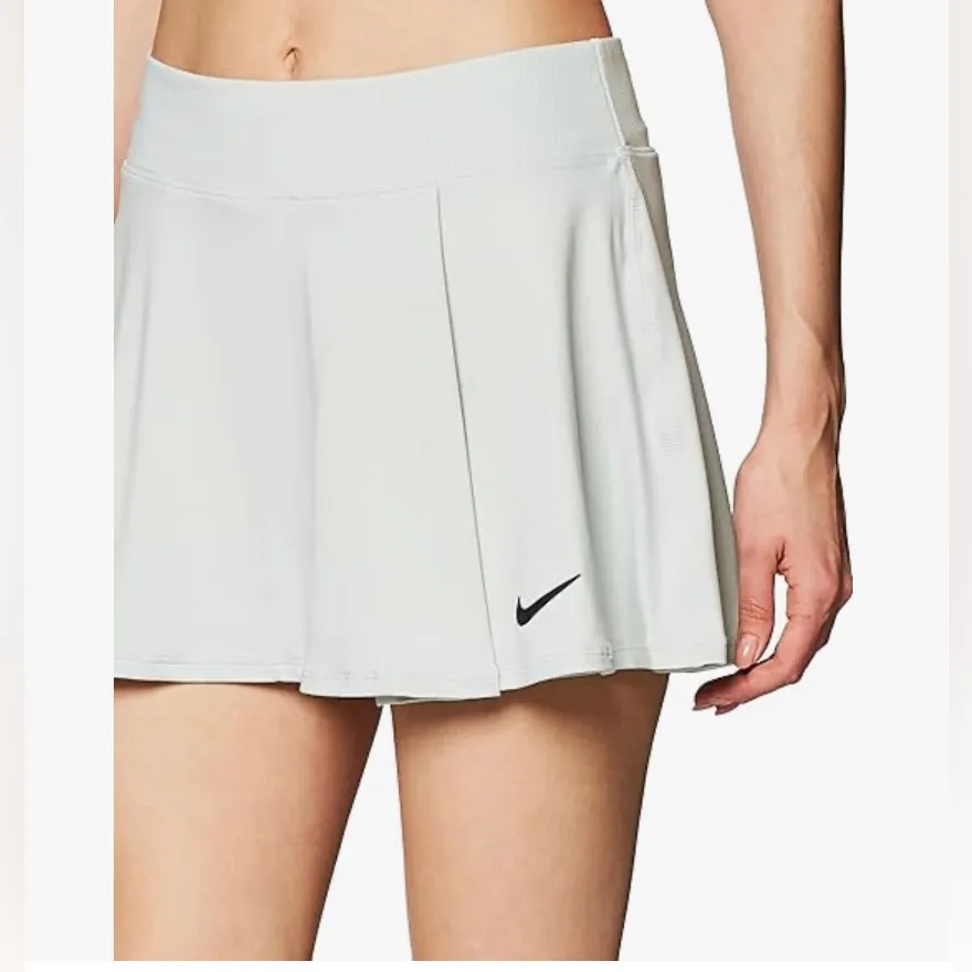 NIKE Women's Dri-FIT Victory Flouncy Tennis Skort NWT Light Silver SIZE XL - Image 6