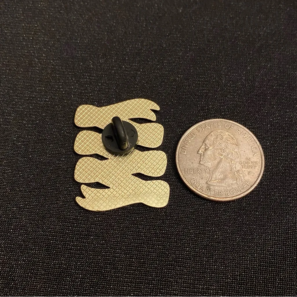 Enamel pin/magnet reminds you to take care of yourself, not sacrifice yourself Red - Image 2