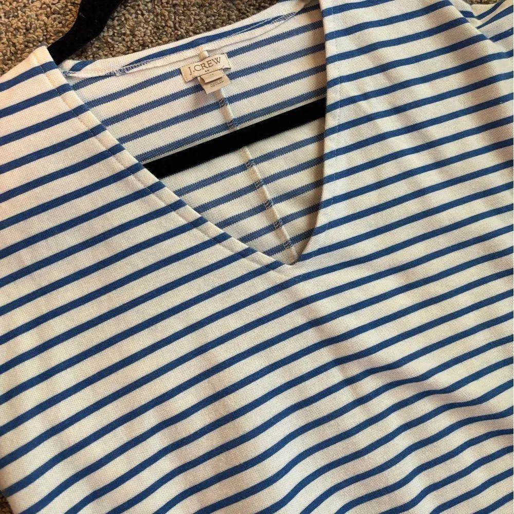 J. Crew Striped Mini Dress, Sleeveless - Image 3