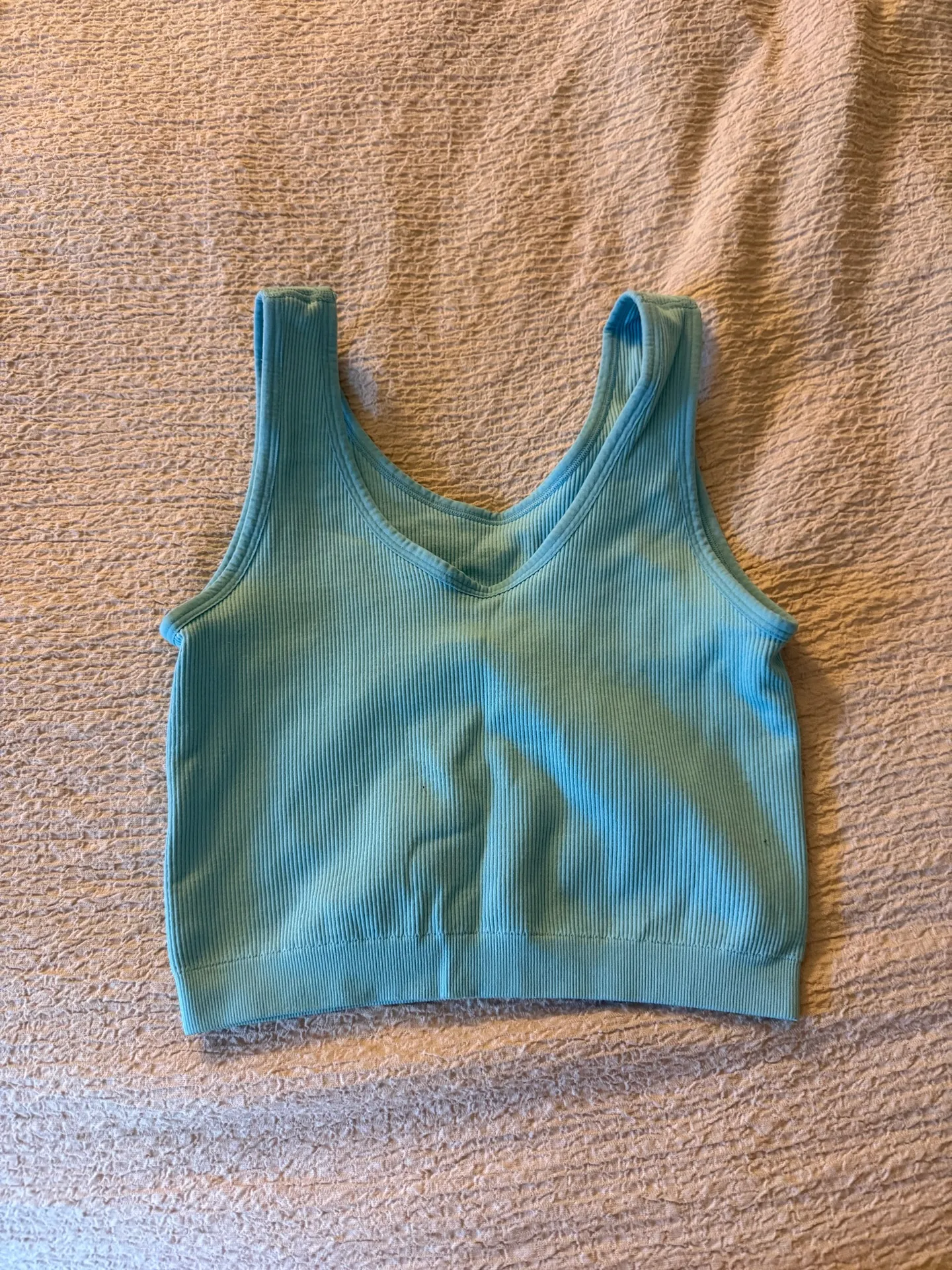 Teal Tank Top Blue - Image 2