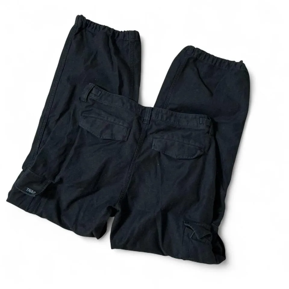 TNA Black Cargo Pants Surplus Division Womens Size 6 Utility Cargo Pockets - Image 2