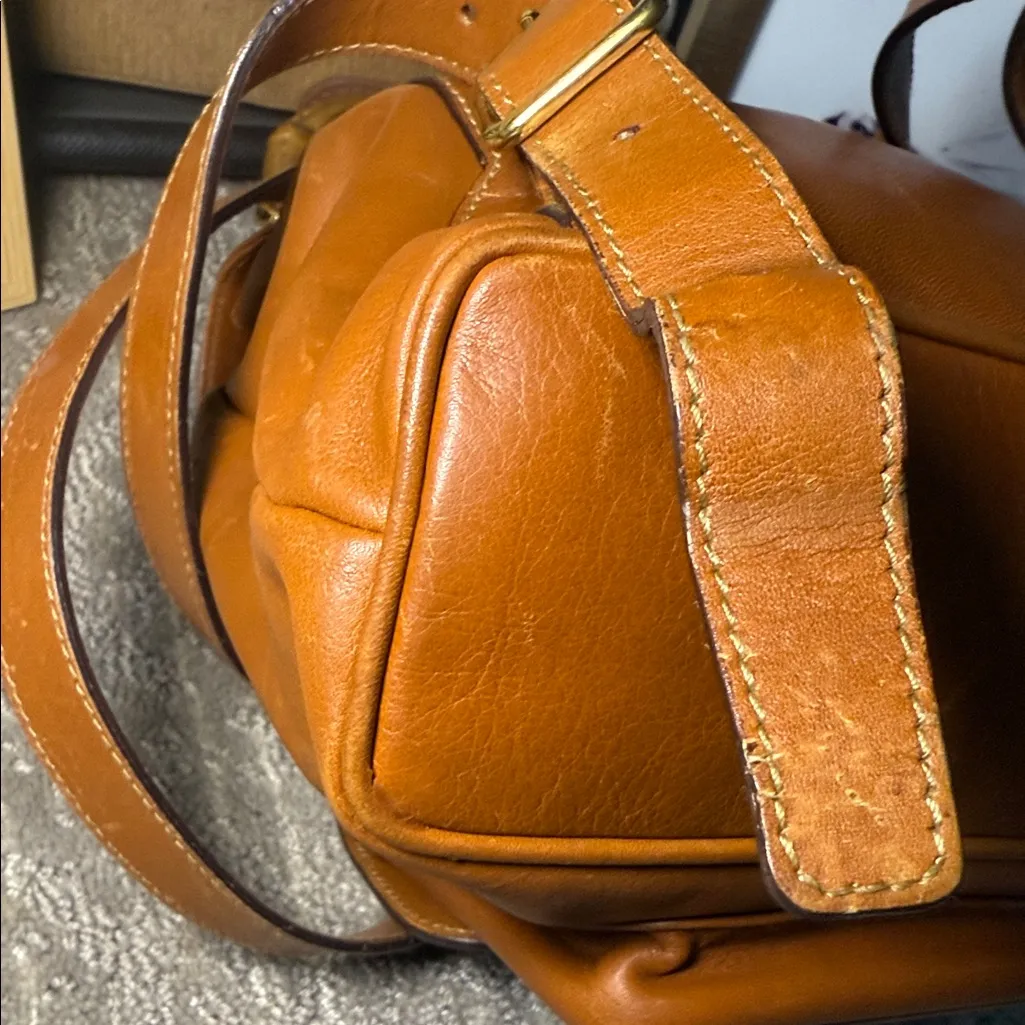 Gucci  Bamboo Leather Backpack - Image 5