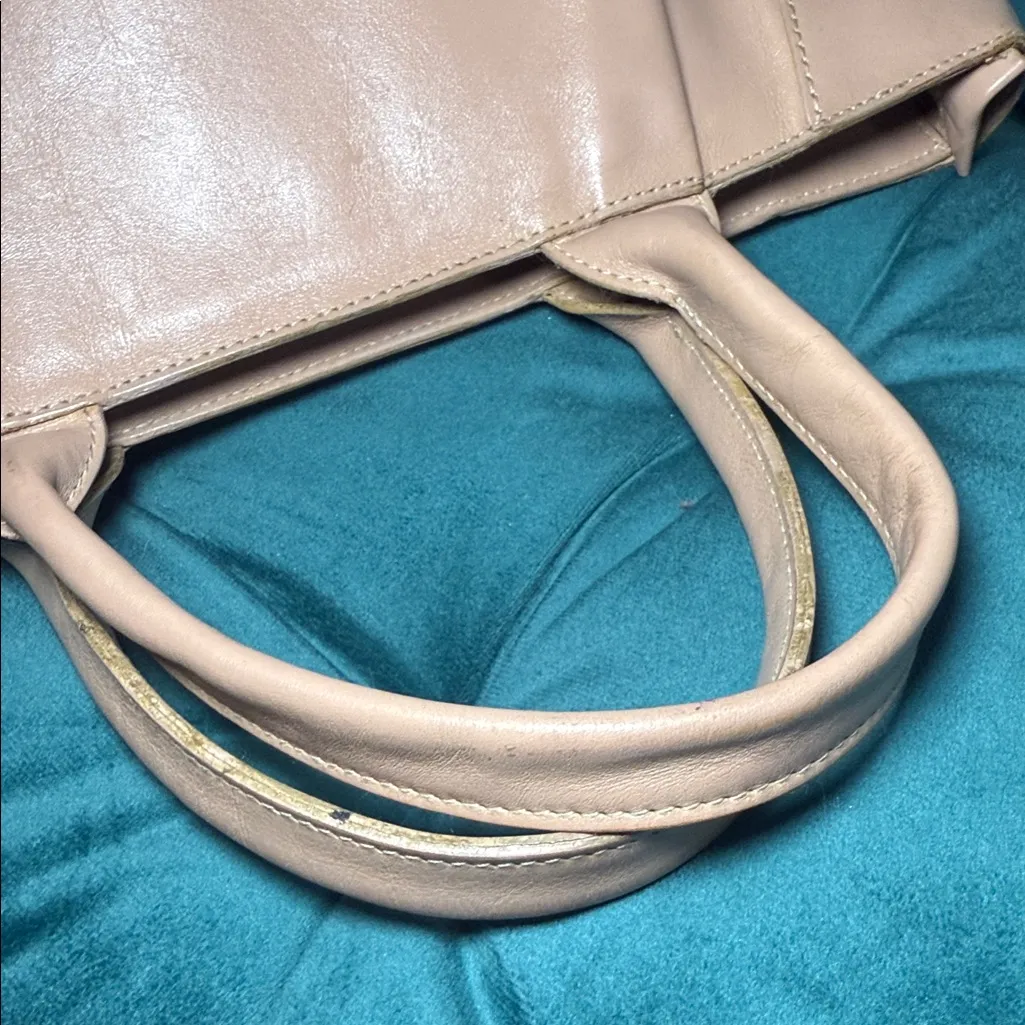 Furla Blush Leather Tote - Image 7