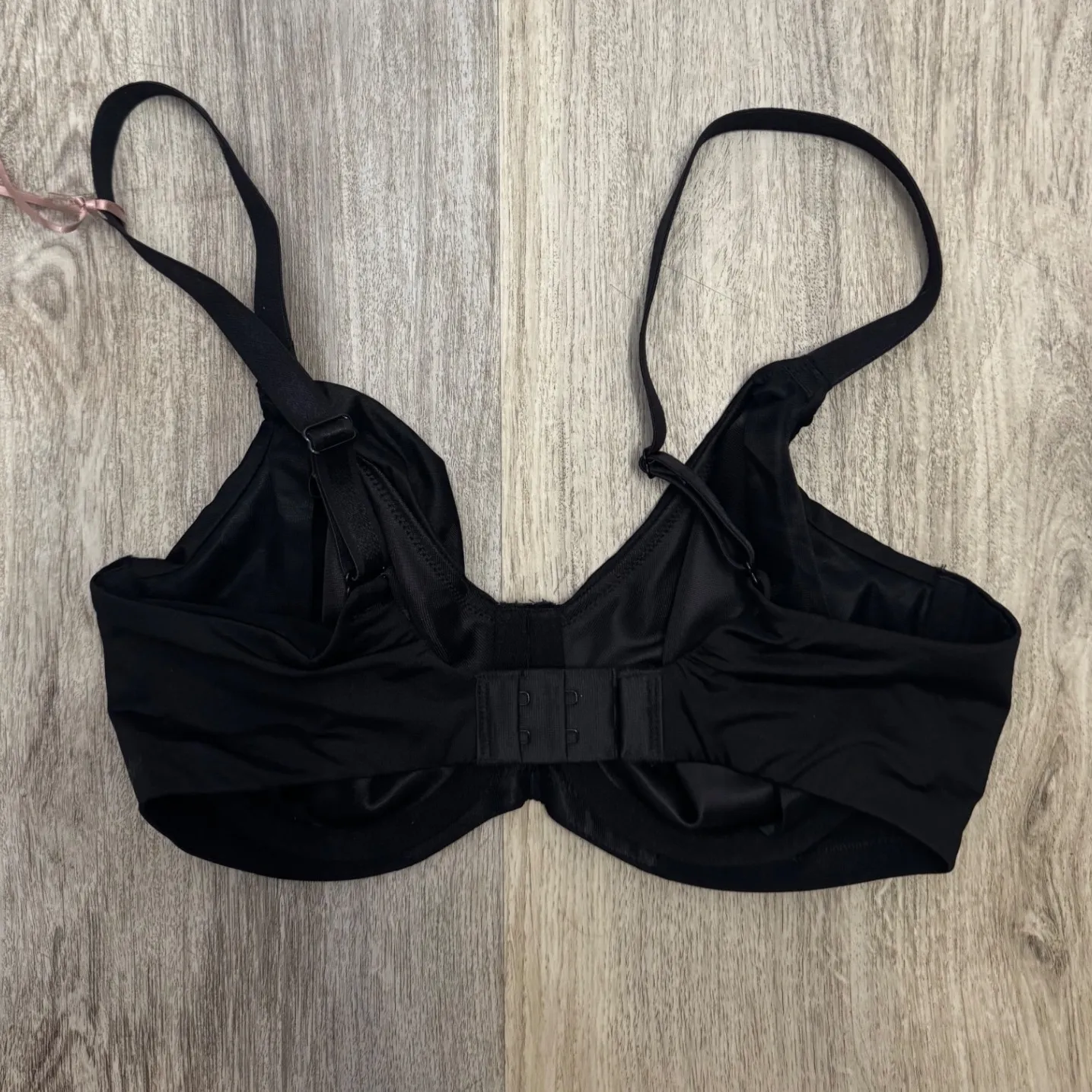 Panache Porcelain Elan Black Full Cup Bra 32DD Underwire Adjustable Straps - Image 3