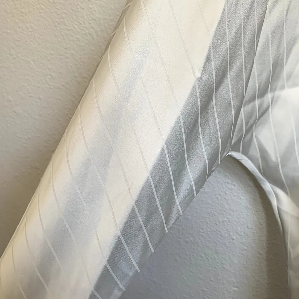 NWT Commense Charlotte Oversized Button Up Collared Shirt in White Size XS - Image 4