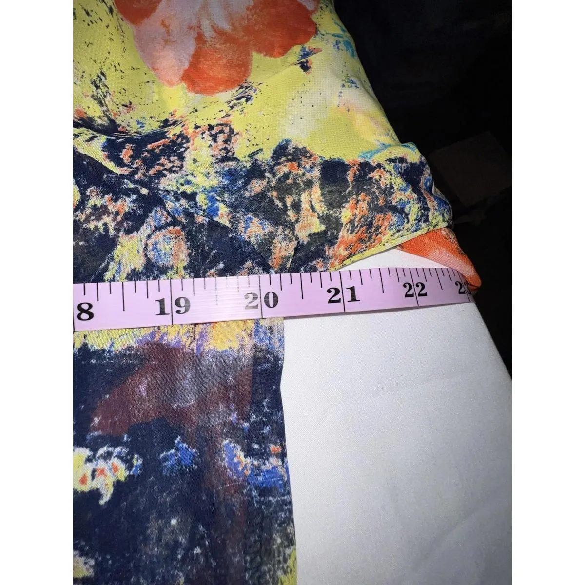 Fig & Flower Anthropologie S Sheer Floral Boho Peasant Blouse Top Tunic - Image 12