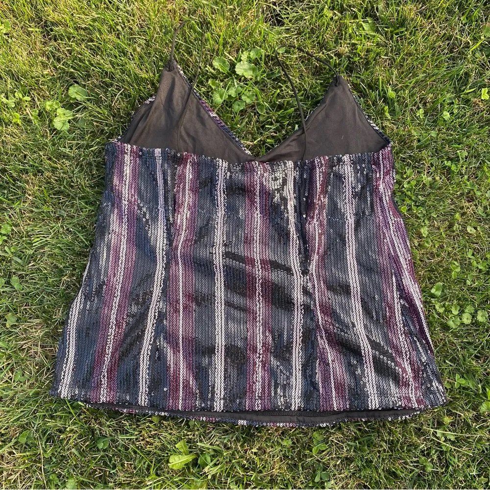 Dynamite Striped Sequin Tank - Image 3