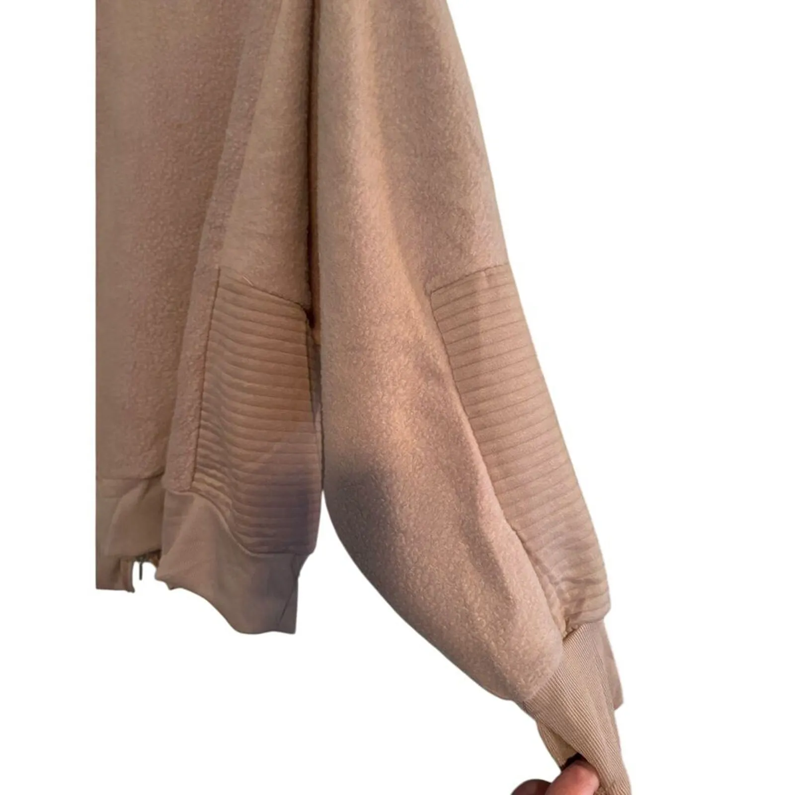 TAHARI SPORT Pink Top with Back Zipper and Thumbholes New with Tag MSRP $80 - Image 3