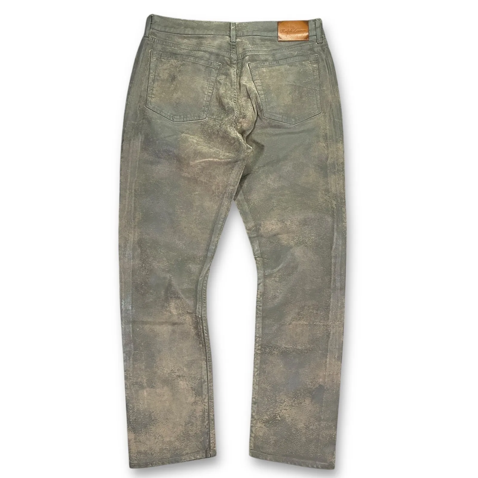 NWOT Ralph Lauren Purple Label Distressed 750 Straight Ankle Jean Size 31 - Image 2