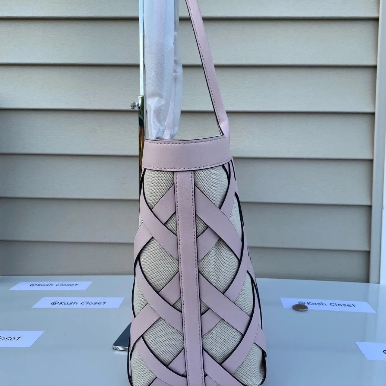 Michael Kors Sienna Large Tote Bag Powder Blush - Image 6