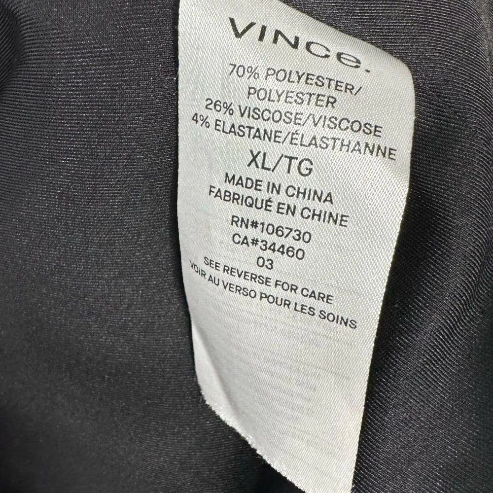 Vince  Single Breasted Blazer in black size XL - Image 5