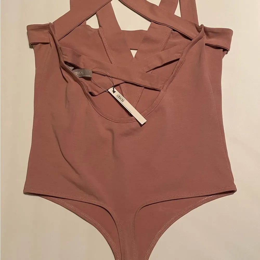 Asos Mauve Sleeveless Thong Bodysuit NWT- 8 - Image 5